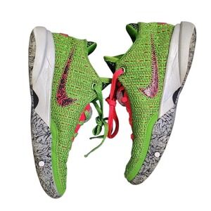 Nike LeBron Witness VII Basketball Shoes‎ Lime Green Pink Sneakers Size 6Y/7.5W